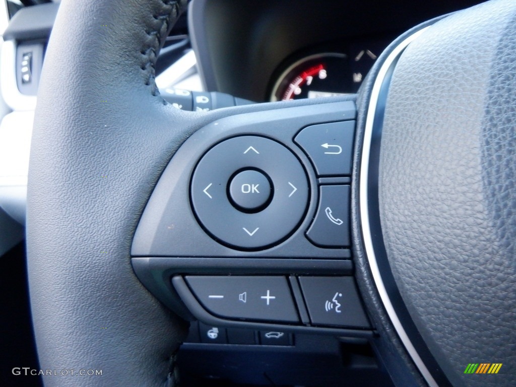 2024 Toyota RAV4 XLE Premium AWD Black Steering Wheel Photo #146711038