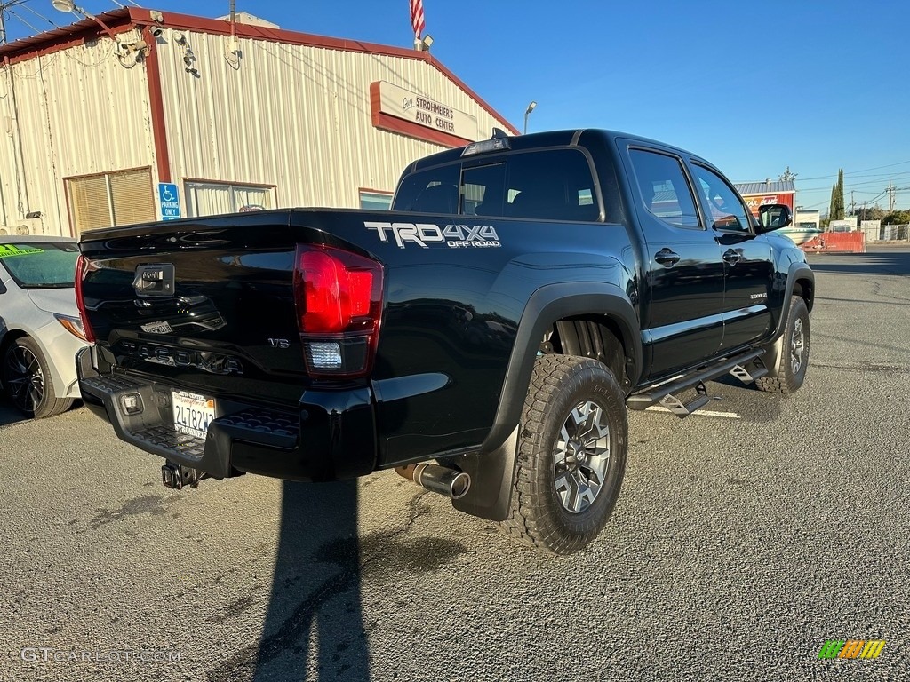 2019 Tacoma TRD Off-Road Double Cab 4x4 - Midnight Black Metallic / Black photo #6