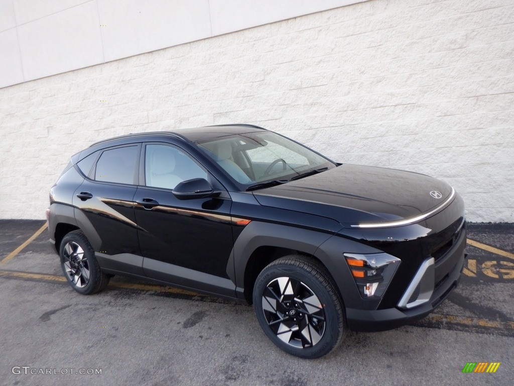 Abyss Black Pearl 2024 Hyundai Kona SEL AWD Exterior Photo #146711086