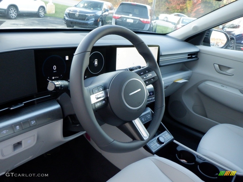 2024 Hyundai Kona SEL AWD Gray Dashboard Photo #146711293