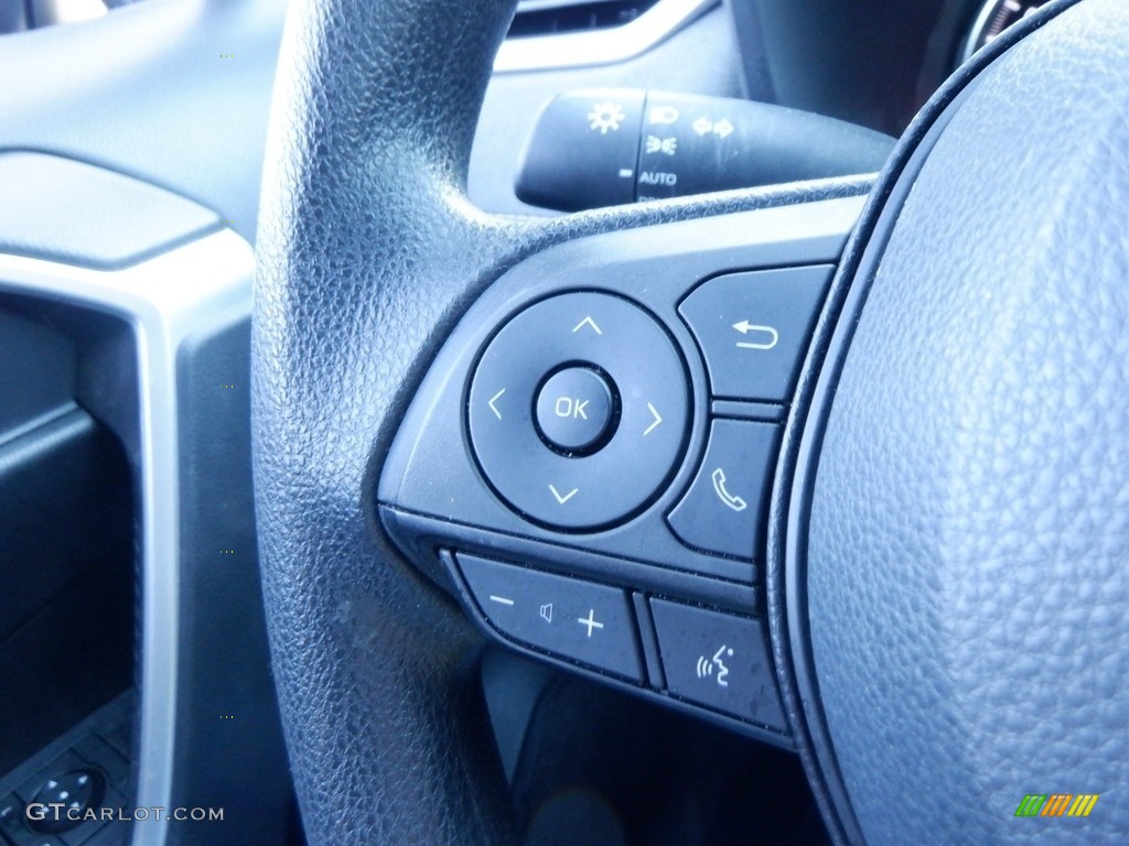 2022 Toyota RAV4 XLE AWD Black Steering Wheel Photo #146711710