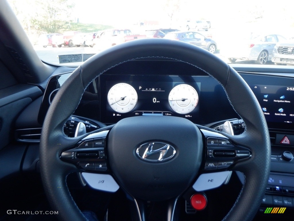 2023 Hyundai Elantra N Standard Elantra N Model Black w/Microsuede Steering Wheel Photo #146711770