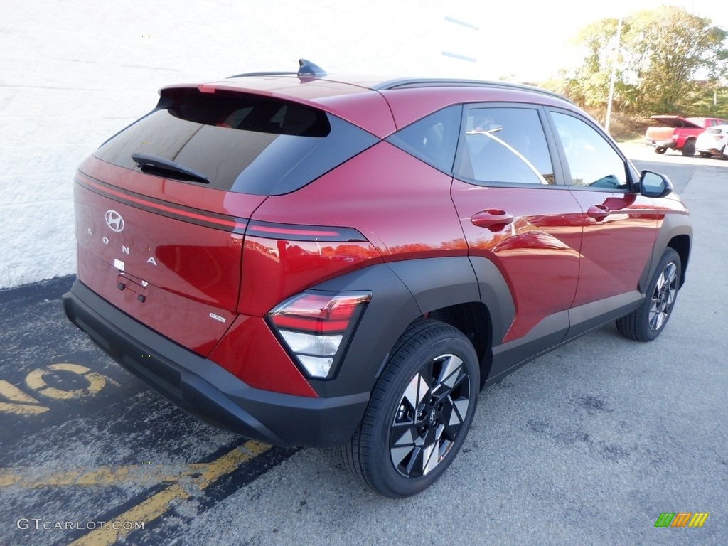 Ultimate Red Metallic 2024 Hyundai Kona SEL AWD Exterior Photo #146711833