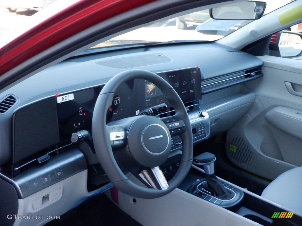 2024 Hyundai Kona SEL AWD Gray Dashboard Photo #146711848