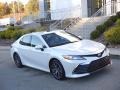 Wind Chill Pearl 2021 Toyota Camry XLE Hybrid Exterior