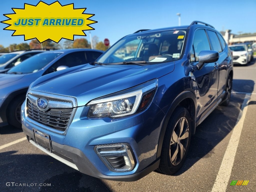 2019 Forester 2.5i Touring - Horizon Blue Pearl / Saddle Brown photo #1