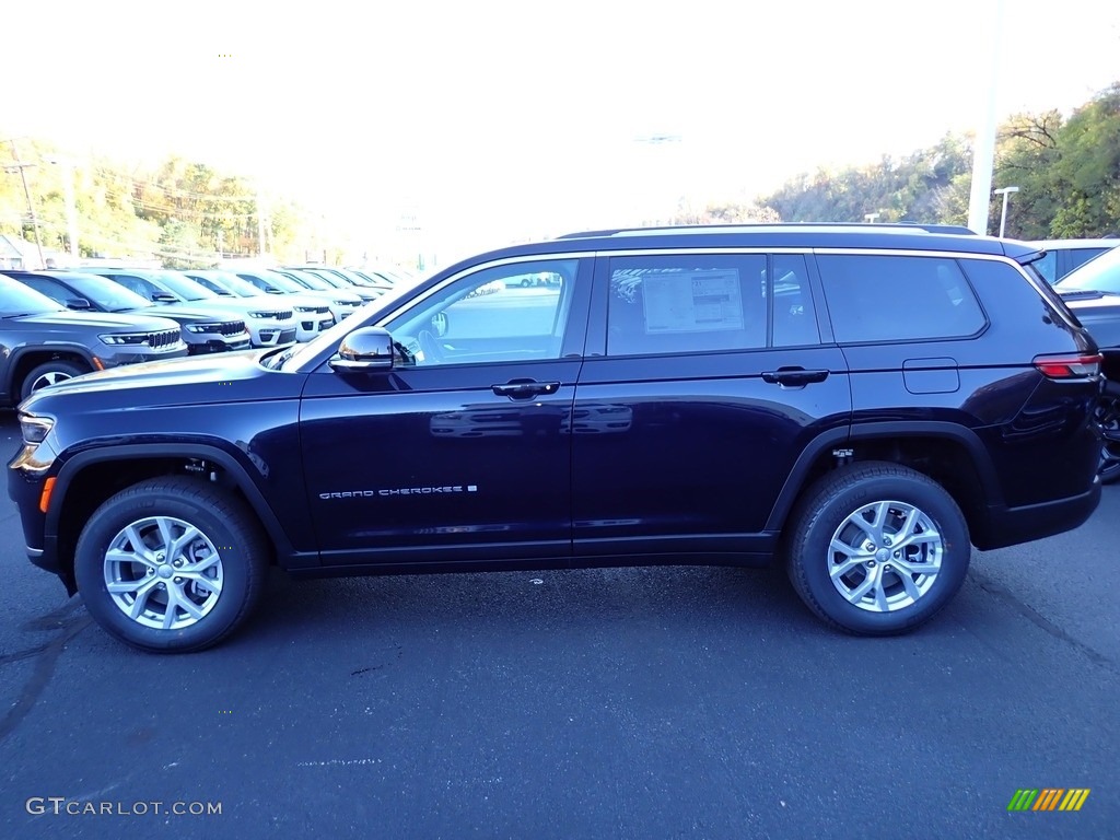 2024 Grand Cherokee L Limited 4x4 - Midnight Sky / Global Black photo #2