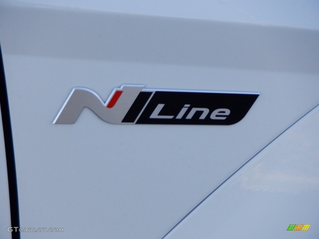 2024 Kona N Line AWD - Atlas White / Black photo #3