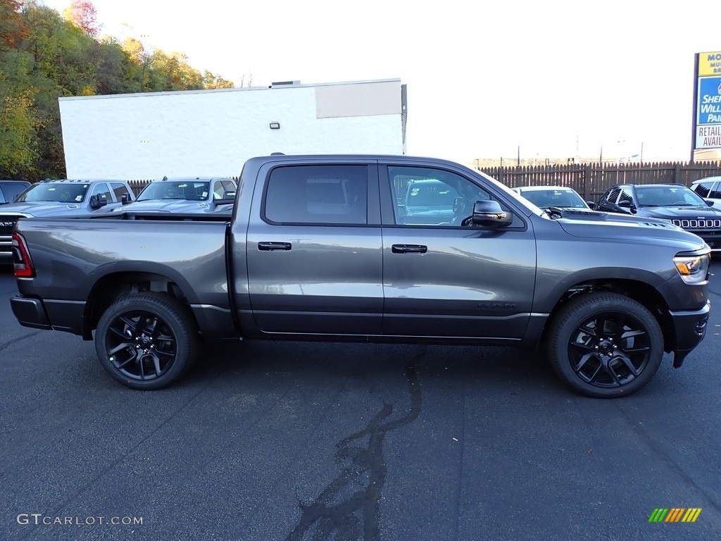 2024 1500 Laramie Night Edition Crew Cab 4x4 - Granite Crystal Metallic / Black photo #7