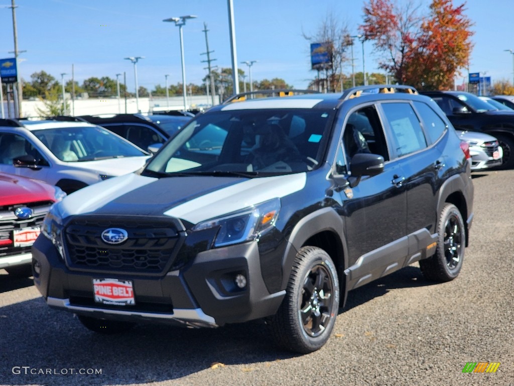 2023 Forester Wilderness - Crystal Black Silica / Gray photo #1