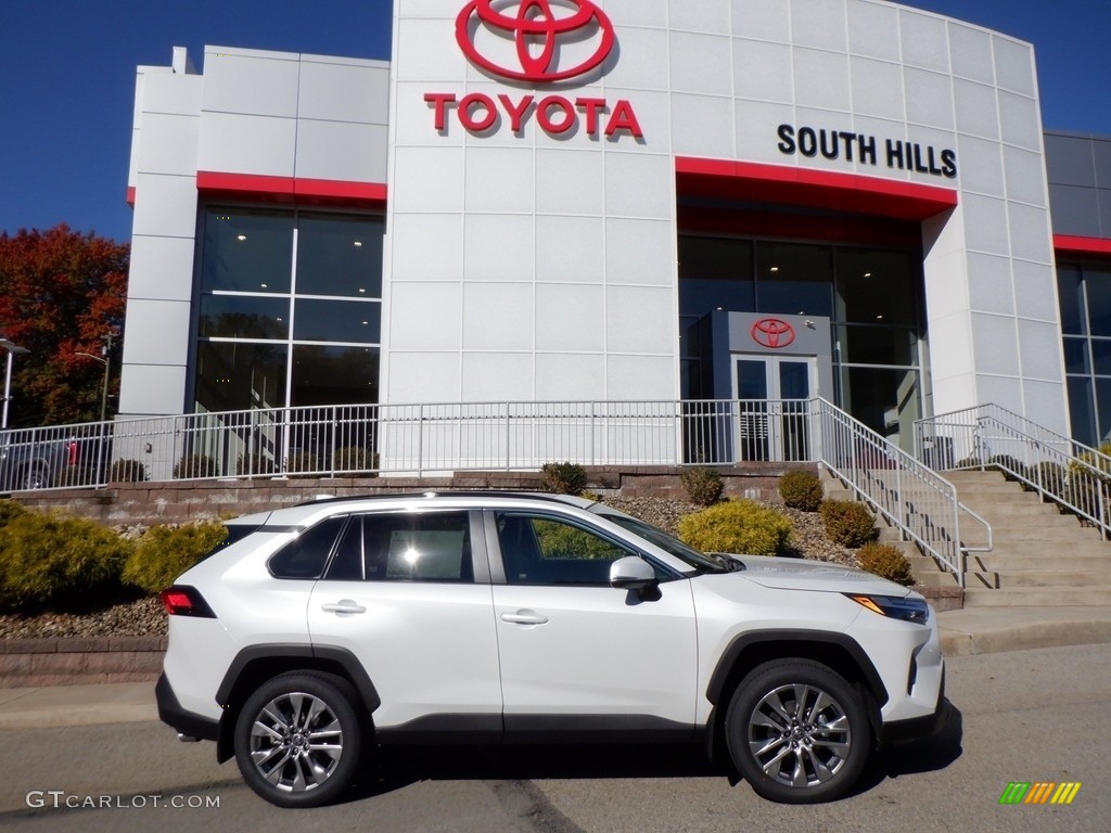 2024 RAV4 XLE Premium AWD - Wind Chill Pearl / Black photo #2