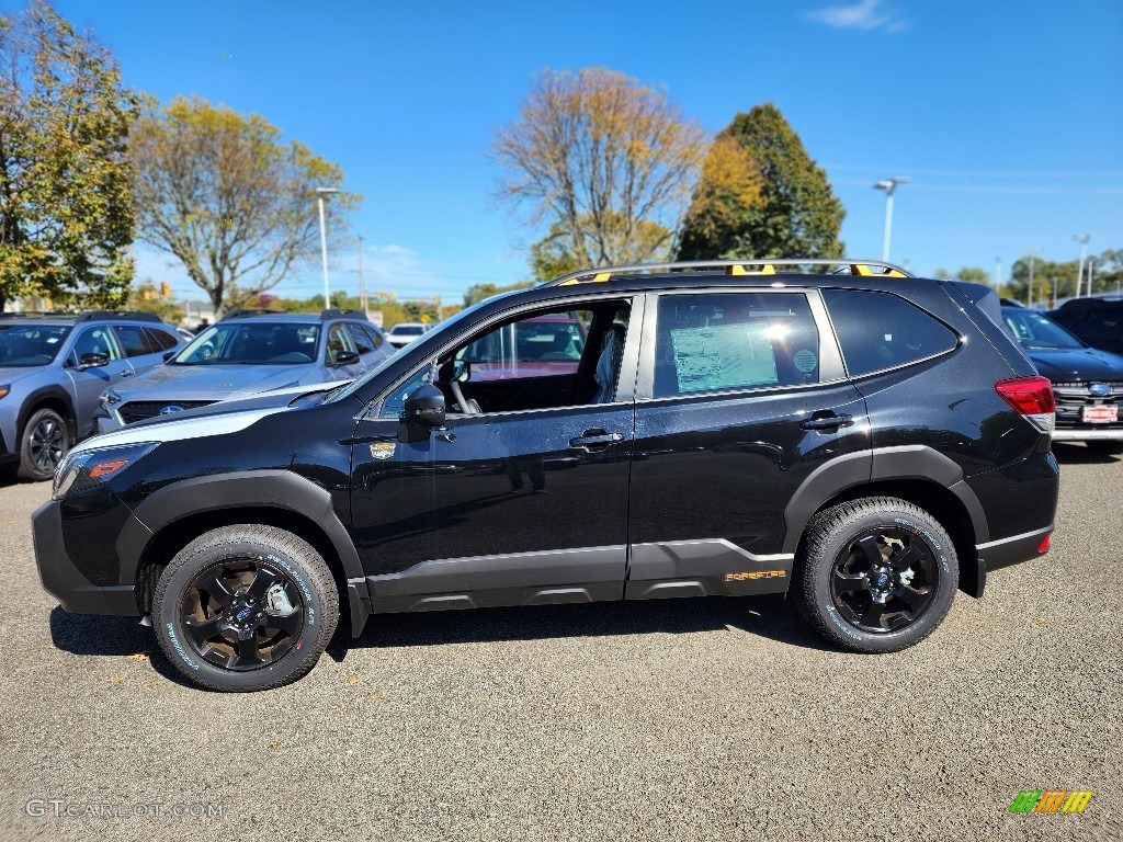 Crystal Black Silica 2023 Subaru Forester Wilderness Exterior Photo #146713809