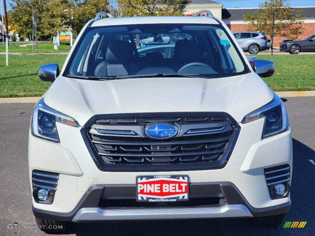 2023 Forester Touring - Crystal White Pearl / Black photo #2