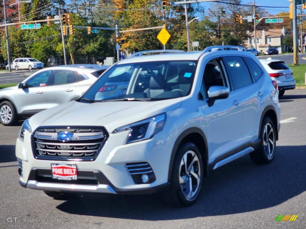 2023 Forester Touring - Crystal White Pearl / Black photo #1