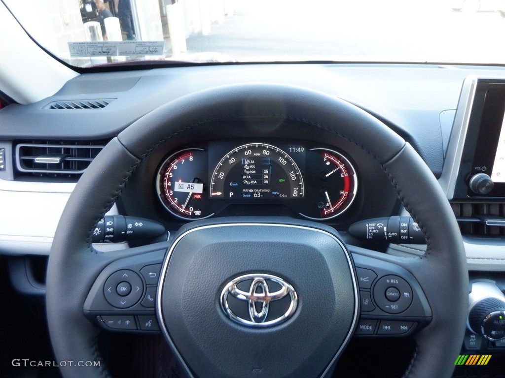 2023 RAV4 XLE Premium AWD - Ruby Flare Pearl / Black photo #25