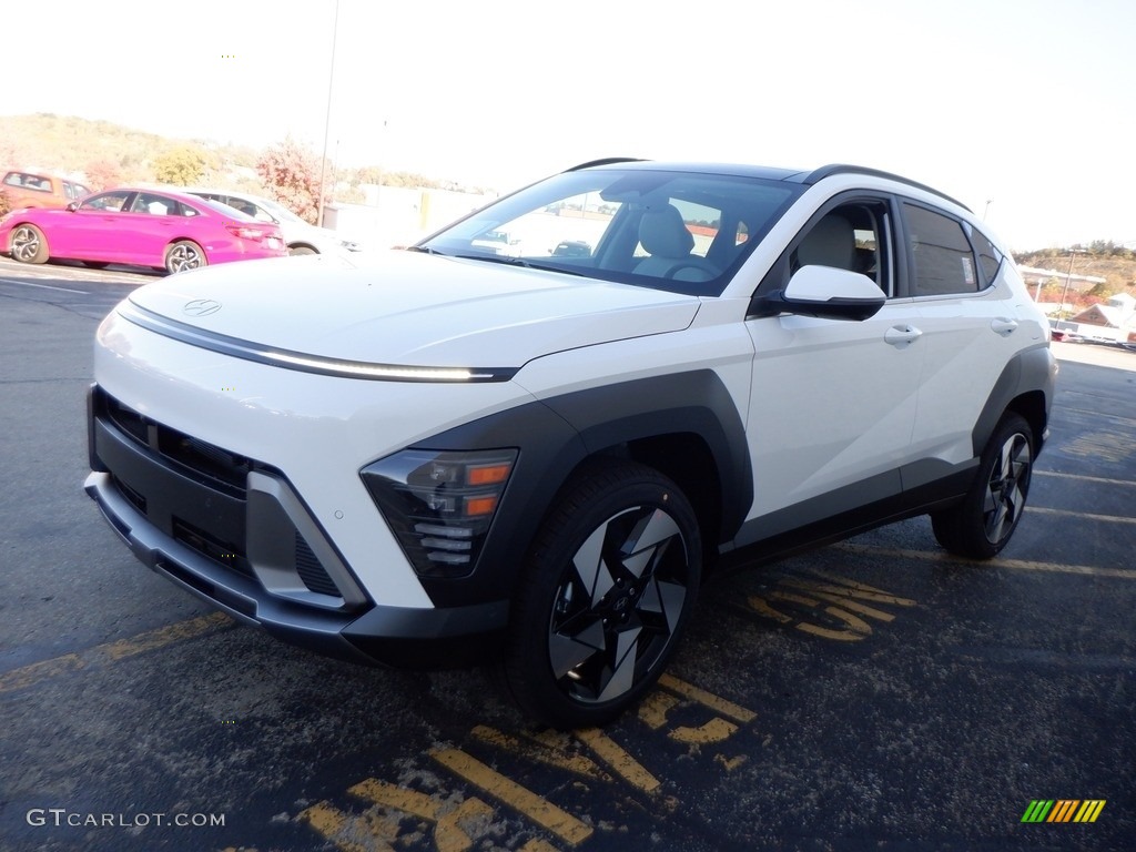 2024 Kona Limited AWD - Atlas White / Gray photo #4