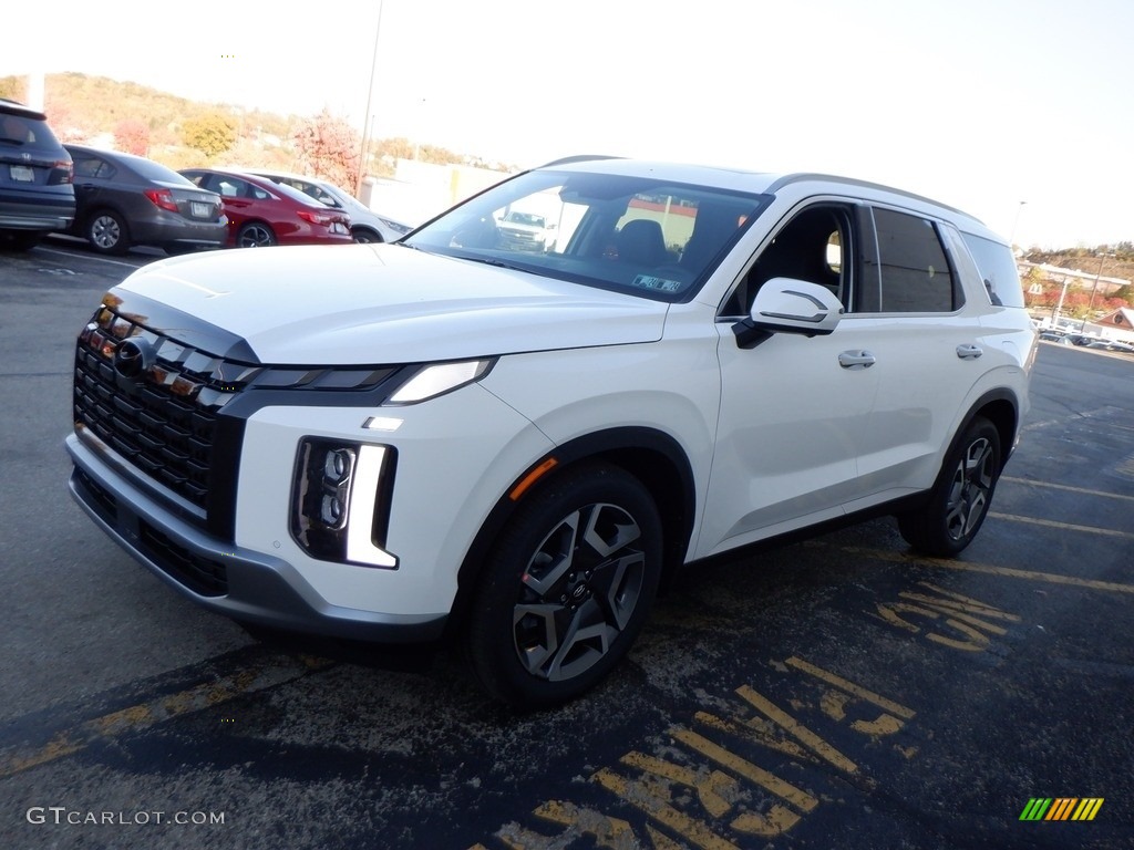 Hyper White 2024 Hyundai Palisade SEL AWD Exterior Photo #146715853