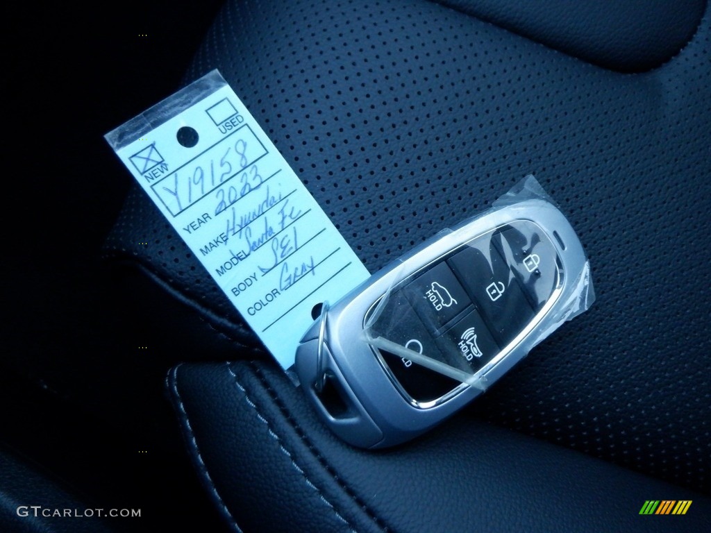 2023 Santa Fe SEL AWD - Hampton Gray / Black photo #32