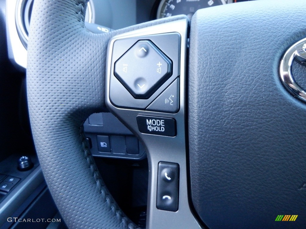 2023 Toyota Tacoma SR5 Double Cab 4x4 Cement Steering Wheel Photo #146716555