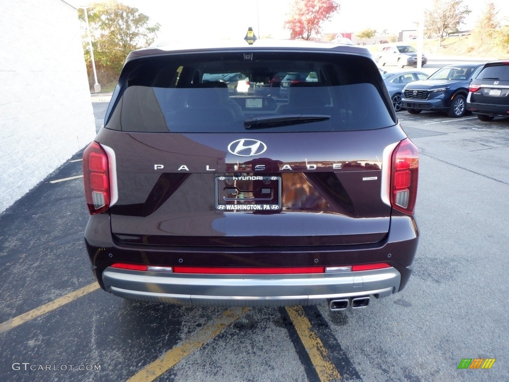 Sierra Burgundy 2024 Hyundai Palisade Calligraphy AWD Exterior Photo #146716948