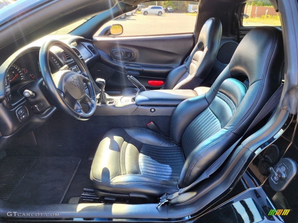 1999 Corvette Coupe - Black / Black photo #17