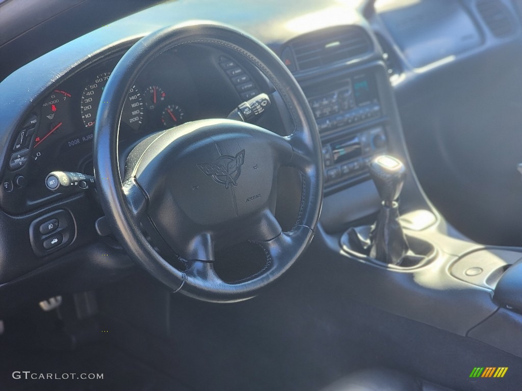 1999 Corvette Coupe - Black / Black photo #18