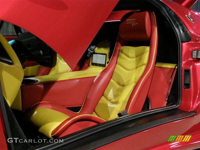 Red/Yellow Interior 1999 Lamborghini Diablo VT Roadster MOMO Limited Edition Photo #146719