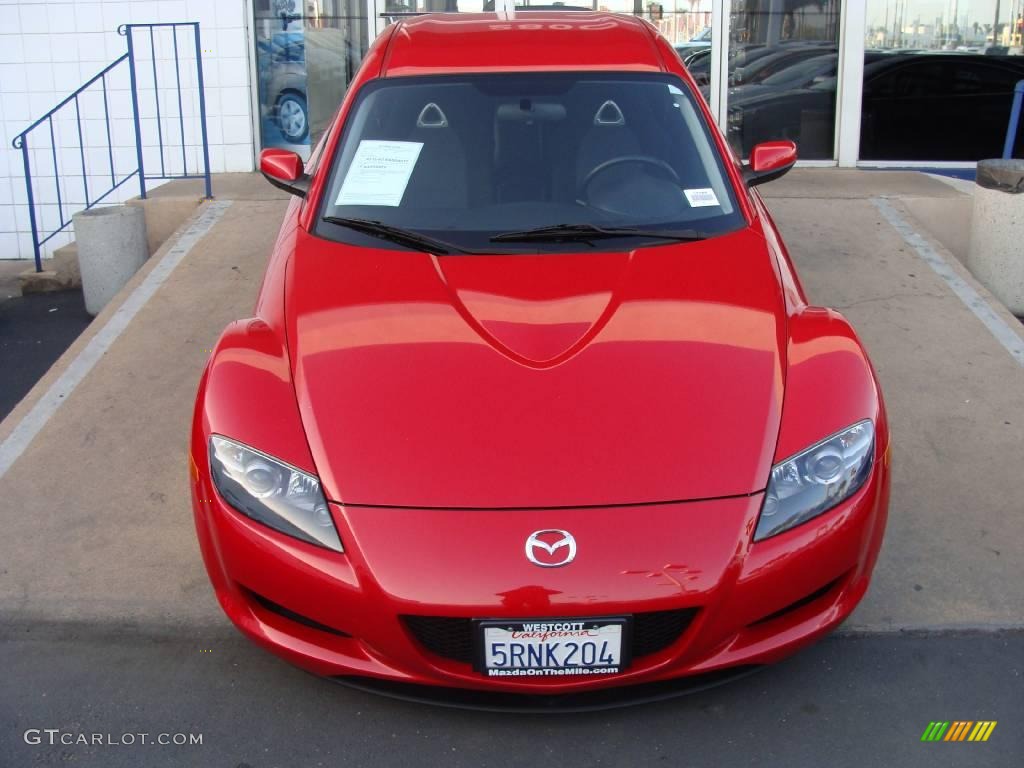 2005 RX-8 Sport - Velocity Red Mica / Black/Chaparral photo #1