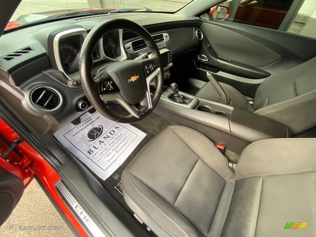 Black Interior 2013 Chevrolet Camaro SS Coupe Photo #146718580