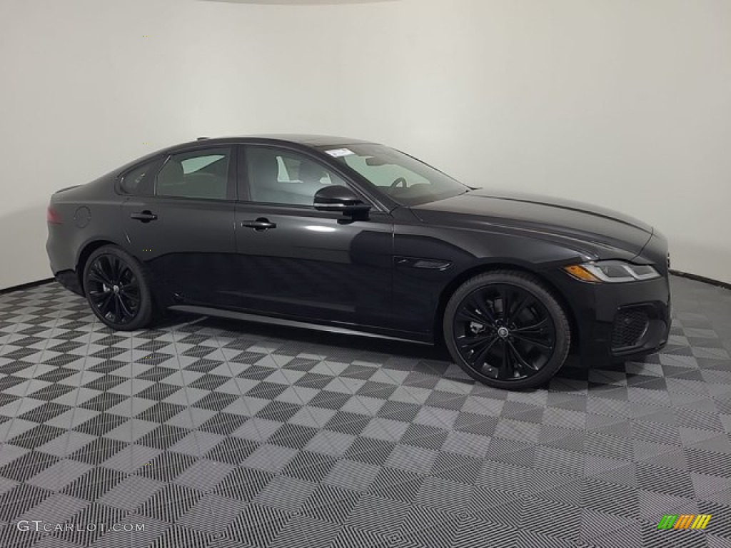 Santorini Black Metallic 2024 Jaguar XF P250 R-Dynamic SE Exterior Photo #146718634