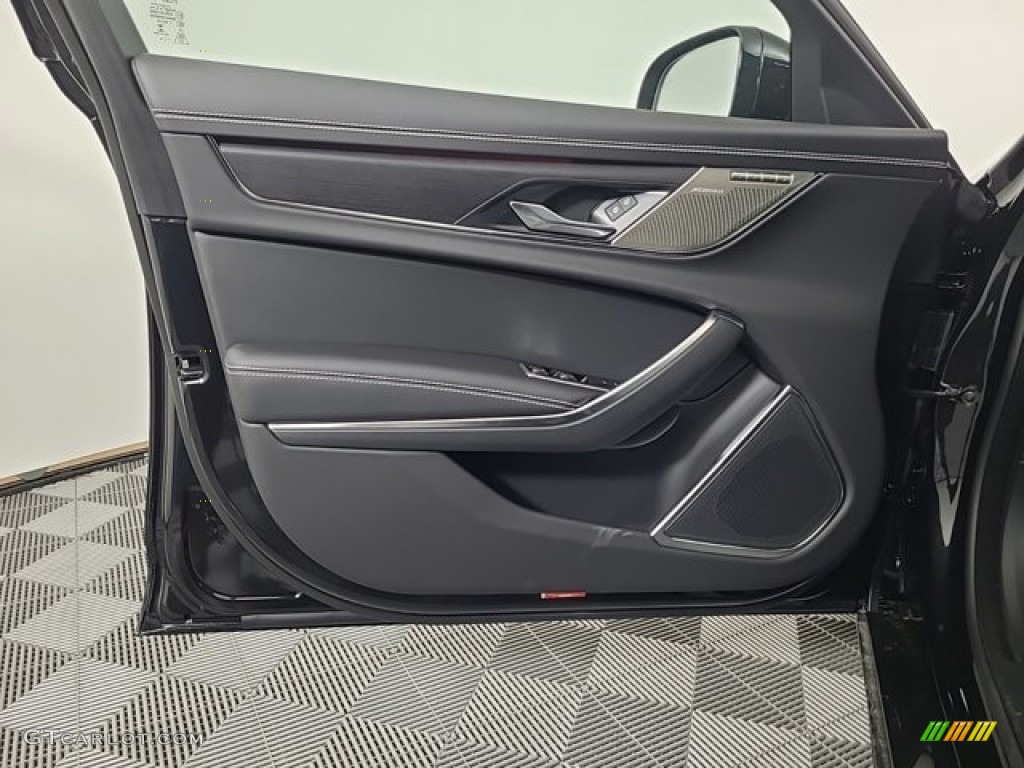 2024 Jaguar XF P250 R-Dynamic SE Ebony Door Panel Photo #146718664