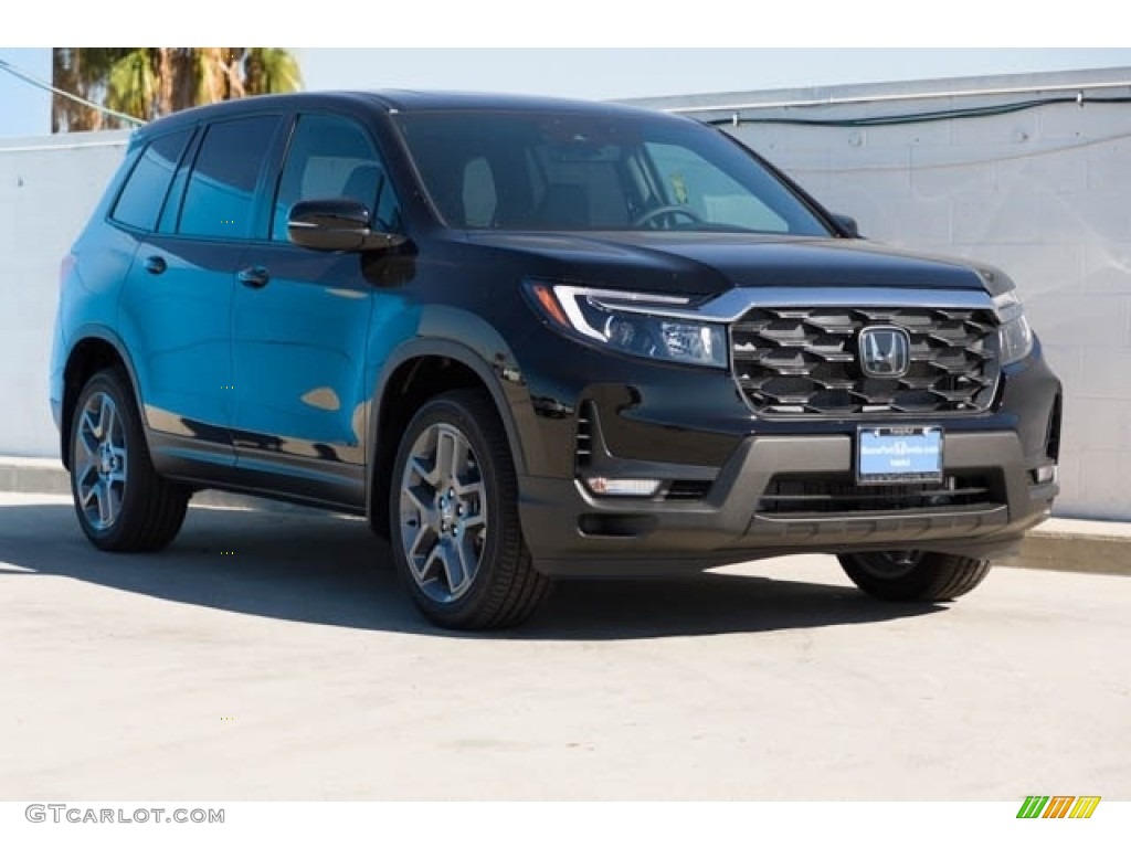 Crystal Black Pearl 2023 Honda Passport EX-L AWD Exterior Photo #146718670