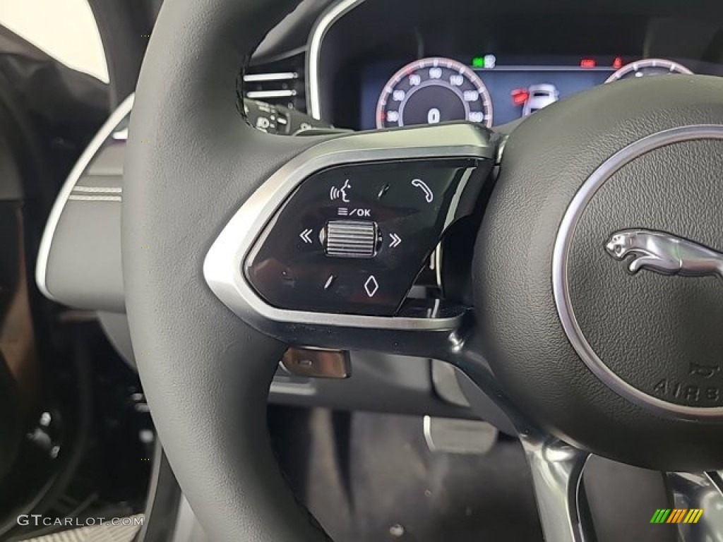 2024 Jaguar XF P250 R-Dynamic SE Ebony Steering Wheel Photo #146718700