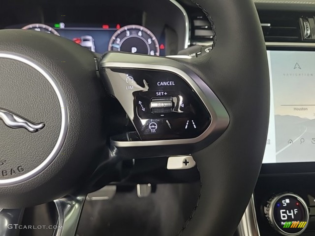 2024 Jaguar XF P250 R-Dynamic SE Ebony Steering Wheel Photo #146718712