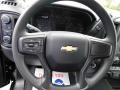 2024 Chevrolet Silverado 1500 Jet Black Interior Steering Wheel Photo