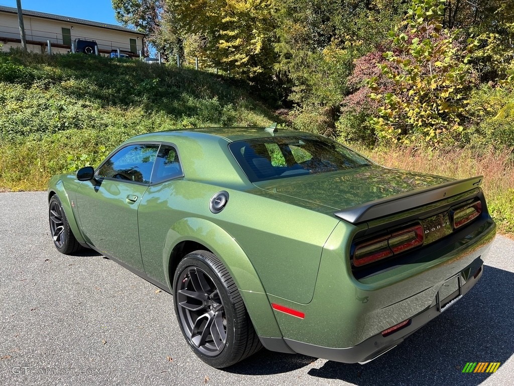 F8 Green 2021 Dodge Challenger R/T Scat Pack Widebody Exterior Photo #146719453
