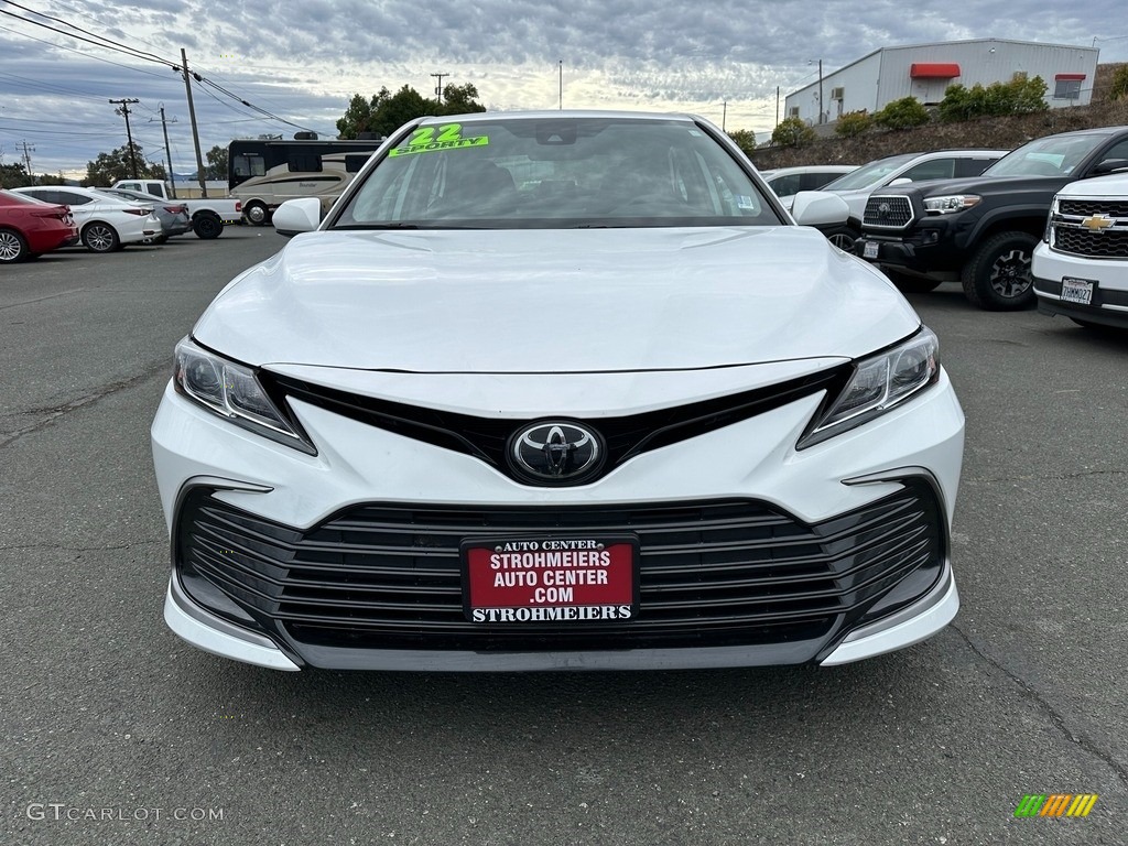 2022 Camry LE - Super White / Black photo #2