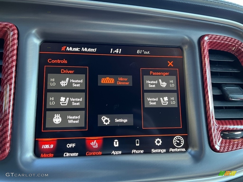 2021 Dodge Challenger R/T Scat Pack Widebody Controls Photo #146719624