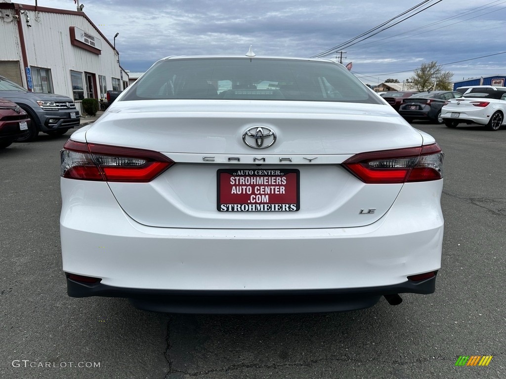Super White 2022 Toyota Camry LE Exterior Photo #146719630