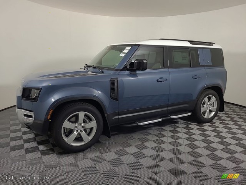 Tasman Blue Metallic 2024 Land Rover Defender 110 S Exterior Photo #146719642