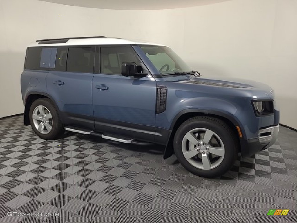 Tasman Blue Metallic 2024 Land Rover Defender 110 S Exterior Photo #146719702