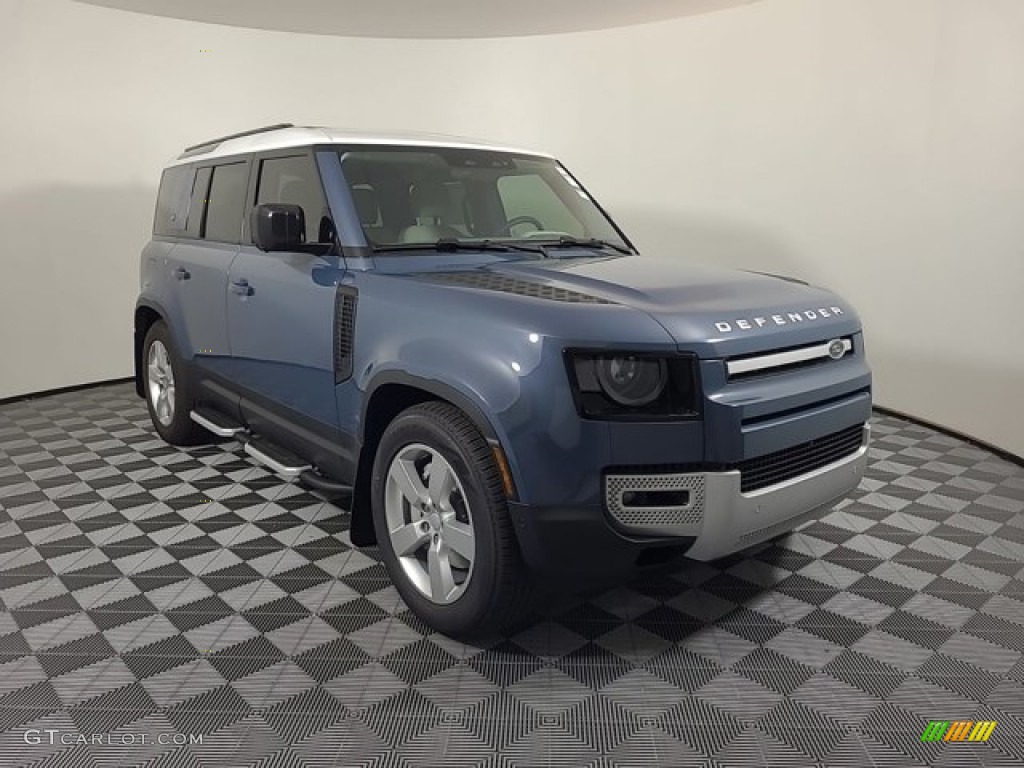 Tasman Blue Metallic 2024 Land Rover Defender 110 S Exterior Photo #146719711