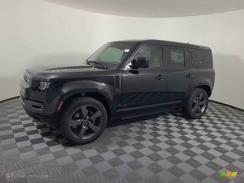 Santorini Black Metallic 2024 Land Rover Defender 110 V8 Exterior Photo #146719840