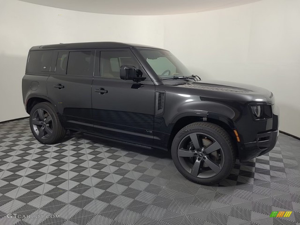 Santorini Black Metallic 2024 Land Rover Defender 110 V8 Exterior Photo #146719876