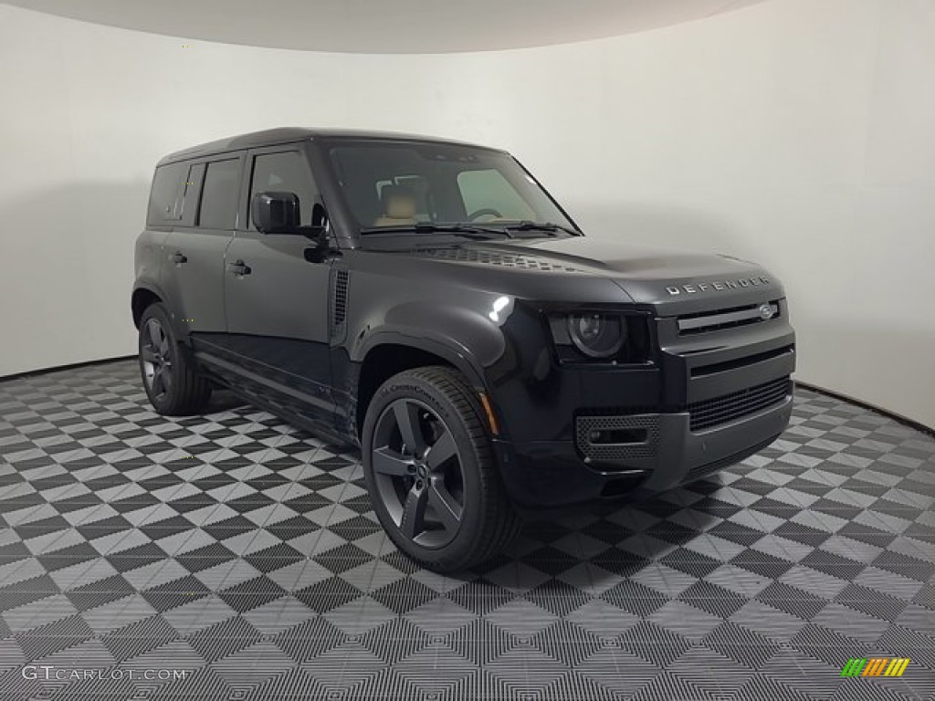 Santorini Black Metallic 2024 Land Rover Defender 110 V8 Exterior Photo #146719882