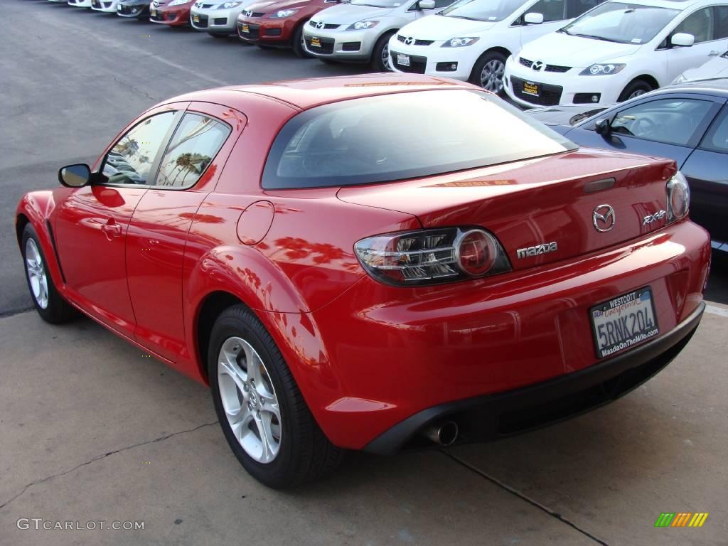 2005 RX-8 Sport - Velocity Red Mica / Black/Chaparral photo #4
