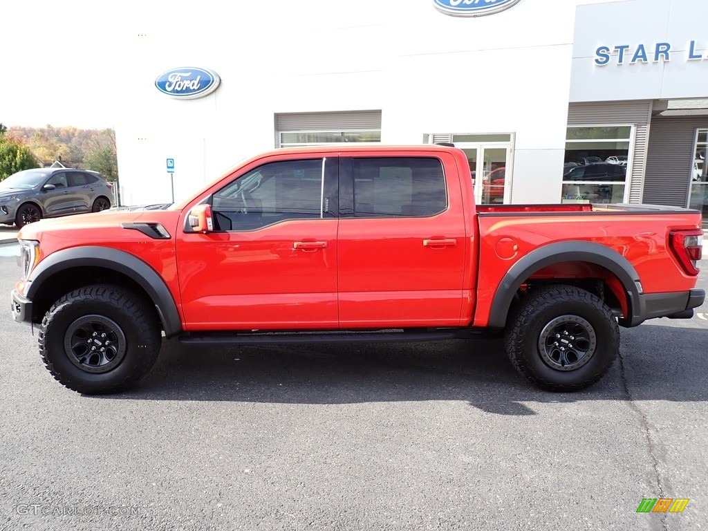 Code Orange 2023 Ford F150 SVT Raptor SuperCrew 4x4 Exterior Photo #146720229