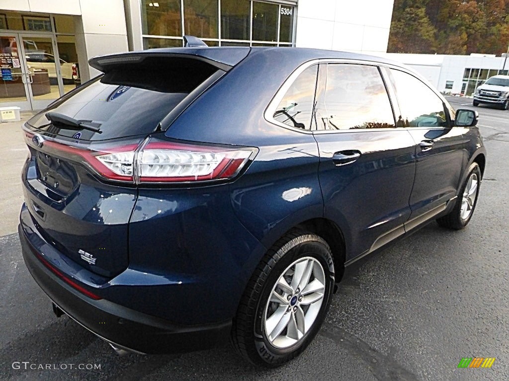 2017 Edge SEL AWD - Blue Jeans Metallic / Ebony photo #2