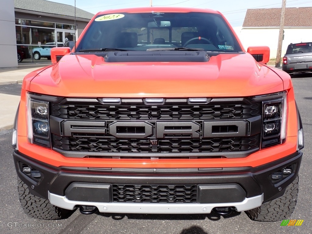 Code Orange 2023 Ford F150 SVT Raptor SuperCrew 4x4 Exterior Photo #146720393