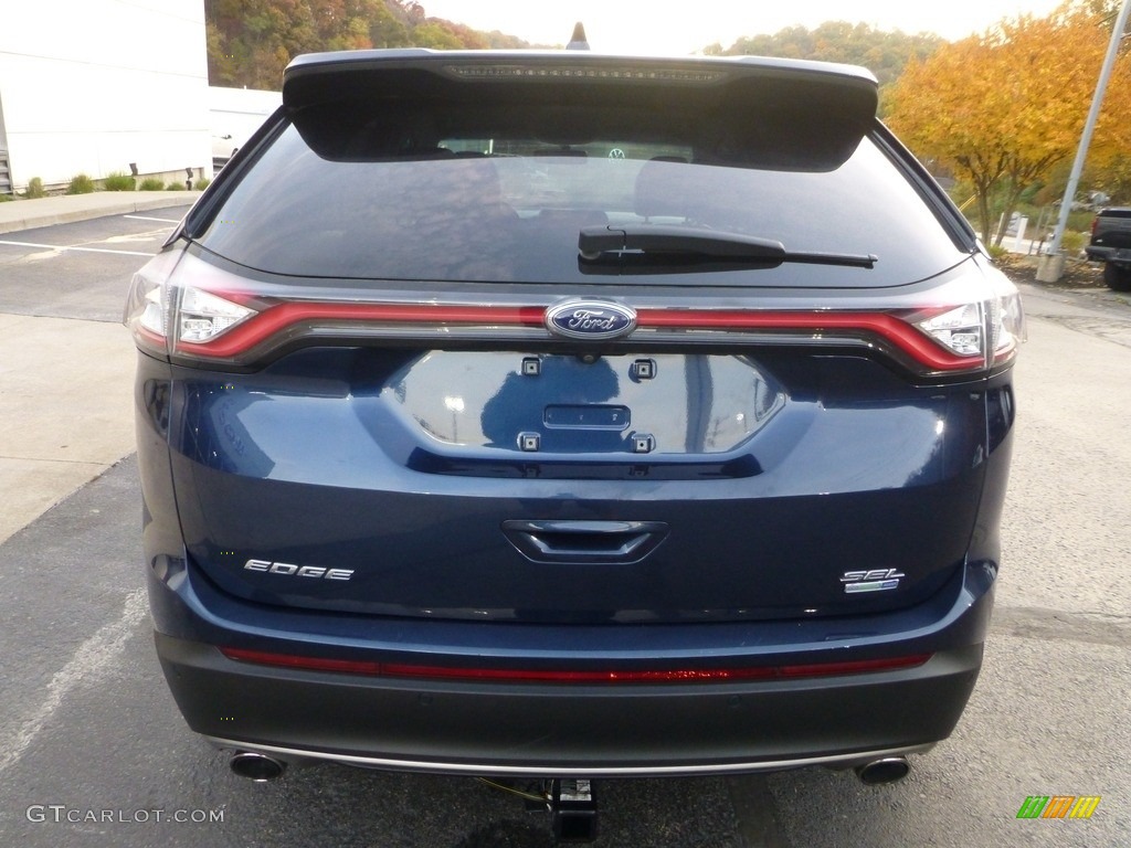 2017 Edge SEL AWD - Blue Jeans Metallic / Ebony photo #3